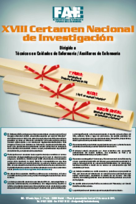 XVIII Certamen de Investigación FAE (2014)